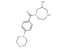 1-[4-(4-morpholinyl)benzoyl]-1,4-diazepan-6-ol hydrochloride