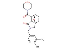 (3aR*,6S*)-2-(3,4-dimethylbenzyl)-7-(morpholin-4-ylcarbonyl)-2,3,7,7a-tetrahydro-3a,6-epoxyisoindol-1(6H)-one