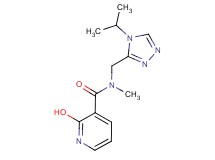 2-hydroxy-N-[(4-isopropyl-4H-1,2,4-triazol-3-yl)methyl]-N-methylnicotinamide