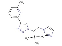 2-{1-[1-(1H-imidazol-1-ylmethyl)-2,2-dimethylpropyl]-1H-1,2,3-triazol-4-yl}-6-methylpyridine