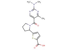 5-(1-{[2-(dimethylamino)-4-methyl-5-pyrimidinyl]carbonyl}-2-pyrrolidinyl)-2-thiophenecarboxylic acid