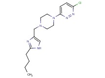 3-{4-[(2-butyl-1H-imidazol-4-yl)methyl]piperazin-1-yl}-6-chloropyridazine