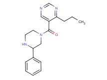 5-[(3-phenylpiperazin-1-yl)carbonyl]-4-propylpyrimidine