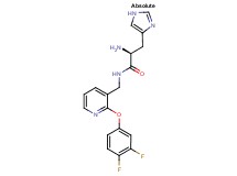 N-{[2-(3,4-difluorophenoxy)pyridin-3-yl]methyl}-L-histidinamide
