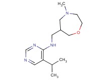 5-isopropyl-N-[(4-methyl-1,4-oxazepan-6-yl)methyl]pyrimidin-4-amine