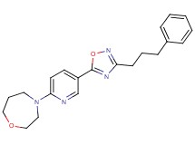 4-{5-[3-(3-phenylpropyl)-1,2,4-oxadiazol-5-yl]-2-pyridinyl}-1,4-oxazepane