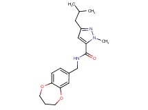N-(3,4-dihydro-2H-1,5-benzodioxepin-7-ylmethyl)-3-isobutyl-1-methyl-1H-pyrazole-5-carboxamide