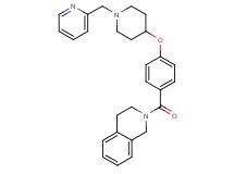 2-(4-{[1-(2-pyridinylmethyl)-4-piperidinyl]oxy}benzoyl)-1,2,3,4-tetrahydroisoquinoline