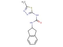 N-(2,3-dihydro-1H-inden-2-yl)-N'-(5-methyl-1,3,4-thiadiazol-2-yl)urea