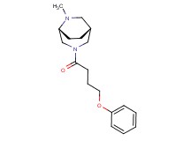 (1R*,5R*)-6-methyl-3-(4-phenoxybutanoyl)-3,6-diazabicyclo[3.2.2]nonane