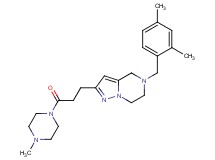 5-(2,4-dimethylbenzyl)-2-[3-(4-methyl-1-piperazinyl)-3-oxopropyl]-4,5,6,7-tetrahydropyrazolo[1,5-a]pyrazine