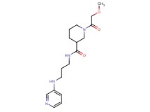 1-(methoxyacetyl)-N-[3-(3-pyridinylamino)propyl]-3-piperidinecarboxamide