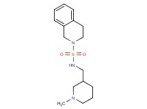 N-[(1-methylpiperidin-3-yl)methyl]-3,4-dihydroisoquinoline-2(1H)-sulfonamide