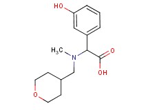 (3-hydroxyphenyl)[methyl(tetrahydro-2H-pyran-4-ylmethyl)amino]acetic acid