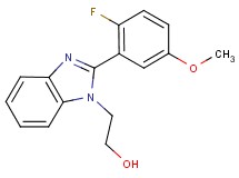 2-[2-(2-fluoro-5-methoxyphenyl)-1H-benzimidazol-1-yl]ethanol