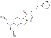 7-(diallylamino)-3-(3-phenylpropyl)-5,6,7,8-tetrahydro[1]benzothieno[2,3-d]pyrimidin-4(3H)-one