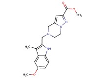 methyl 5-[(5-methoxy-3-methyl-1H-indol-2-yl)methyl]-4,5,6,7-tetrahydropyrazolo[1,5-a]pyrazine-2-carboxylate