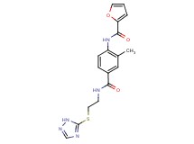 N-[2-methyl-4-({[2-(1H-1,2,4-triazol-5-ylthio)ethyl]amino}carbonyl)phenyl]-2-furamide