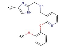 1-[2-(2-methoxyphenoxy)-3-pyridinyl]-N-[(4-methyl-1H-imidazol-2-yl)methyl]methanamine