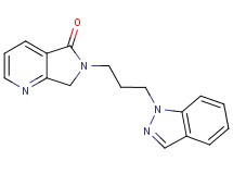 6-[3-(1H-indazol-1-yl)propyl]-6,7-dihydro-5H-pyrrolo[3,4-b]pyridin-5-one