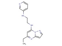 (5-ethylpyrazolo[1,5-a]pyrimidin-7-yl)[2-(3-pyridinylamino)ethyl]amine