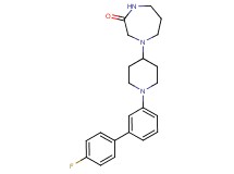 4-[1-(4'-fluoro-3-biphenylyl)-4-piperidinyl]-1,4-diazepan-2-one