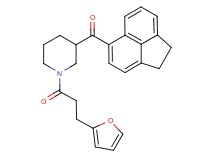 1,2-dihydro-5-acenaphthylenyl{1-[3-(2-furyl)propanoyl]-3-piperidinyl}methanone