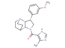 (3R*,3aR*,7aR*)-3-(3-methoxyphenyl)-1-[(4-methyl-1H-imidazol-5-yl)carbonyl]octahydro-4,7-ethanopyrrolo[3,2-b]pyridine