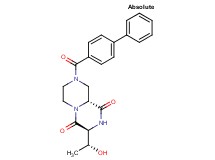 (3S,9aR)-8-(4-biphenylylcarbonyl)-3-[(1R)-1-hydroxyethyl]tetrahydro-2H-pyrazino[1,2-a]pyrazine-1,4(3H,6H)-dione
