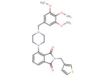 2-(3-thienylmethyl)-4-[4-(3,4,5-trimethoxybenzyl)-1-piperazinyl]-1H-isoindole-1,3(2H)-dione