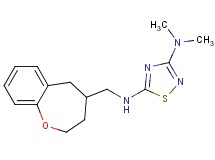 N~3~,N~3~-dimethyl-N~5~-(2,3,4,5-tetrahydro-1-benzoxepin-4-ylmethyl)-1,2,4-thiadiazole-3,5-diamine