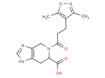5-[3-(3,5-dimethylisoxazol-4-yl)propanoyl]-4,5,6,7-tetrahydro-1H-imidazo[4,5-c]pyridine-6-carboxylic acid