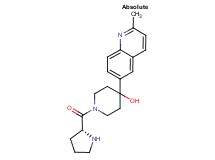 4-(2-methyl-6-quinolinyl)-1-D-prolyl-4-piperidinol dihydrochloride