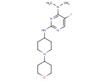 5-fluoro-N~4~,N~4~-dimethyl-N~2~-[1-(tetrahydro-2H-pyran-4-yl)piperidin-4-yl]pyrimidine-2,4-diamine