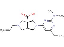 (3aR*,6aR*)-2-allyl-5-[2-(dimethylamino)-6-ethyl-4-pyrimidinyl]hexahydropyrrolo[3,4-c]pyrrole-3a(1H)-carboxylic acid