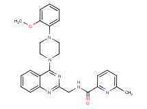 N-({4-[4-(2-methoxyphenyl)-1-piperazinyl]-2-quinazolinyl}methyl)-6-methyl-2-pyridinecarboxamide