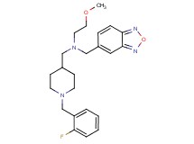 (2,1,3-benzoxadiazol-5-ylmethyl){[1-(2-fluorobenzyl)-4-piperidinyl]methyl}(2-methoxyethyl)amine