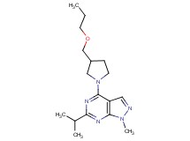 6-isopropyl-1-methyl-4-[3-(propoxymethyl)-1-pyrrolidinyl]-1H-pyrazolo[3,4-d]pyrimidine