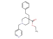 ethyl 4-(2-phenylethyl)-1-(4-pyridinylmethyl)-4-piperidinecarboxylate