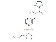 7-{[2-(methoxymethyl)pyrrolidin-1-yl]sulfonyl}-2-(1H-pyrrol-2-ylcarbonyl)-1,2,3,4-tetrahydroisoquinoline