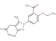 5-[3,5-dimethyl-4-(2-oxopropyl)-1H-pyrazol-1-yl]-2-ethoxybenzamide