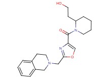 2-(1-{[2-(3,4-dihydroisoquinolin-2(1H)-ylmethyl)-1,3-oxazol-4-yl]carbonyl}piperidin-2-yl)ethanol