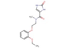 N-[2-(2-ethoxyphenoxy)ethyl]-N-methyl-2-oxo-2,3-dihydro-1H-imidazole-4-carboxamide