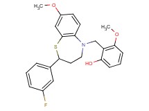 2-{[2-(3-fluorophenyl)-8-methoxy-3,4-dihydro-1,5-benzothiazepin-5(2H)-yl]methyl}-3-methoxyphenol