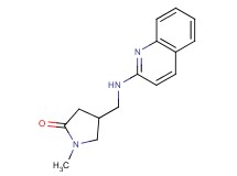 1-methyl-4-[(2-quinolinylamino)methyl]-2-pyrrolidinone