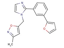 5-({2-[3-(2-furyl)phenyl]-1H-imidazol-1-yl}methyl)-3-methylisoxazole