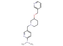 N,N-dimethyl-5-{[3-(3-pyridinylmethoxy)-1-piperidinyl]methyl}-2-pyridinamine
