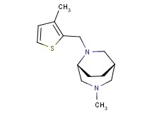 (1S*,5R*)-3-methyl-6-[(3-methyl-2-thienyl)methyl]-3,6-diazabicyclo[3.2.2]nonane