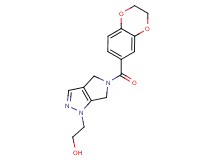 2-[5-(2,3-dihydro-1,4-benzodioxin-6-ylcarbonyl)-5,6-dihydropyrrolo[3,4-c]pyrazol-1(4H)-yl]ethanol