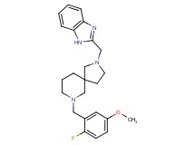 2-(1H-benzimidazol-2-ylmethyl)-7-(2-fluoro-5-methoxybenzyl)-2,7-diazaspiro[4.5]decane